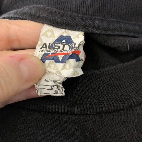 We Are Mauna Kea Hawaiian T Shirt M Black Crewneck Short Sleeve Double Sided - Picture 7 of 7